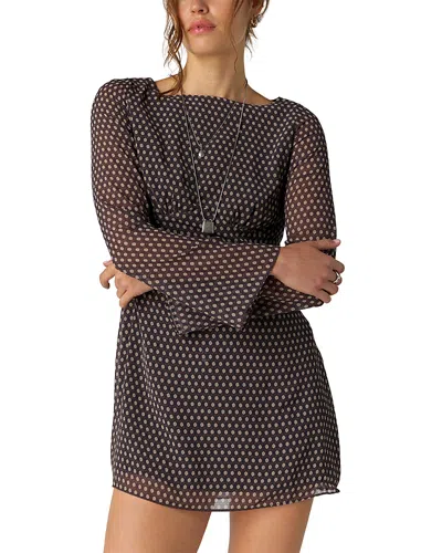 Free People Jolie Tie Back Mini Dress In Multi