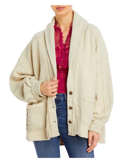 Free People Jordan Womens Coat Long Sleeves Soft Shell Jacket In Multi