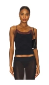 Free People Jules Lace Trim Seamless Crop Camisole