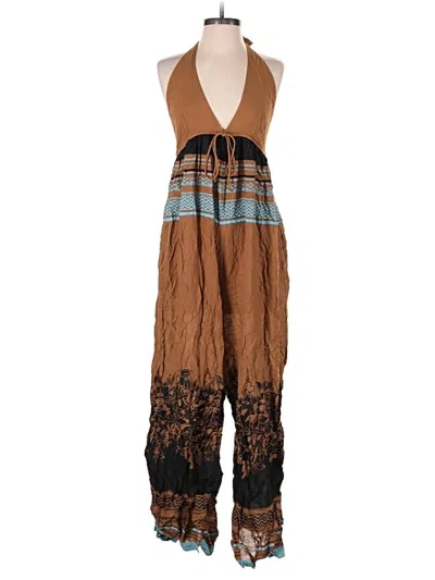 Pre-owned Free People Jumpsuit In Brown