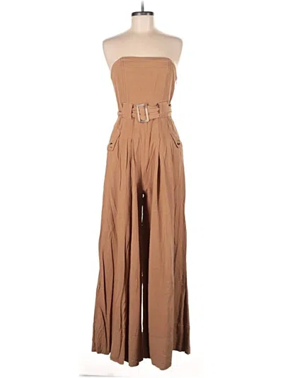 Pre-owned Free People Jumpsuit In Brown