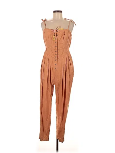 Pre-owned Free People Jumpsuit In Brown