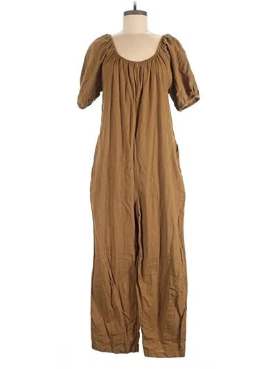 Pre-owned Free People Jumpsuit In Brown