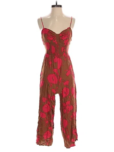 Pre-owned Free People Jumpsuit In Brown