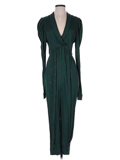Pre-owned Free People Jumpsuit In Green