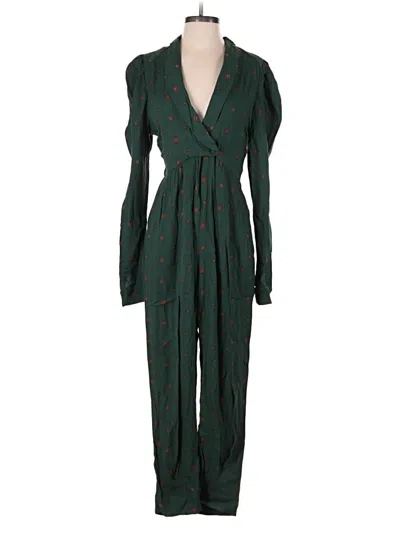 Pre-owned Free People Jumpsuit In Green