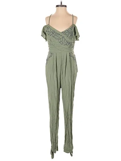 Pre-owned Free People Jumpsuit In Green