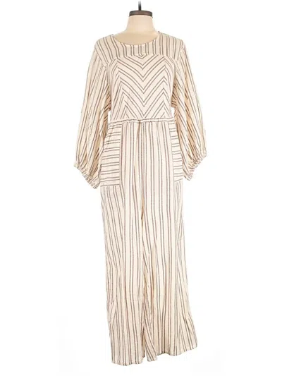 Pre-owned Free People Jumpsuit In Ivory