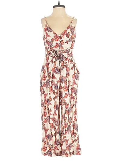 Pre-owned Free People Jumpsuit In Ivory