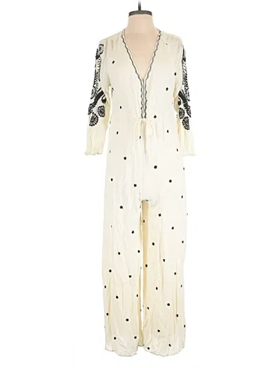 Pre-owned Free People Jumpsuit In Ivory