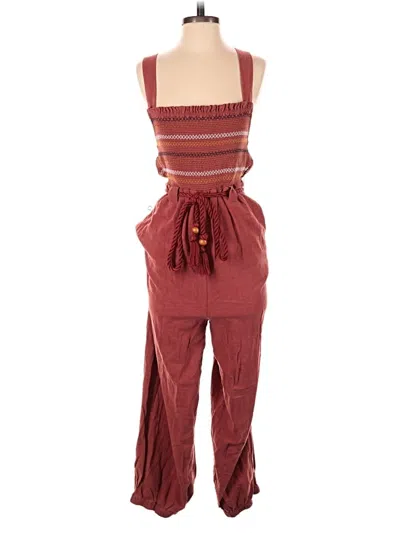 Pre-owned Free People Jumpsuit In Pink