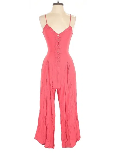 Pre-owned Free People Jumpsuit In Red