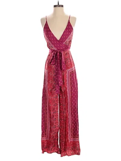 Pre-owned Free People Jumpsuit In Red