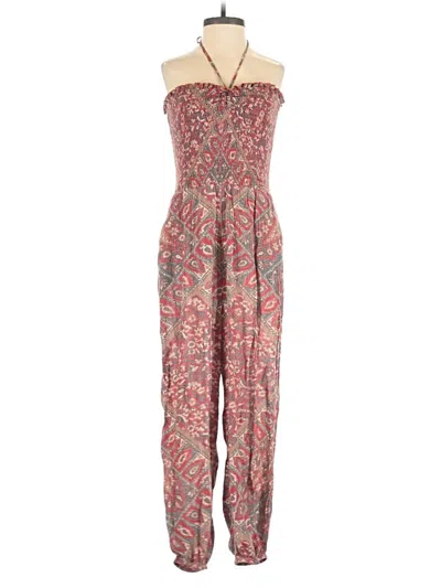 Pre-owned Free People Jumpsuit In Red