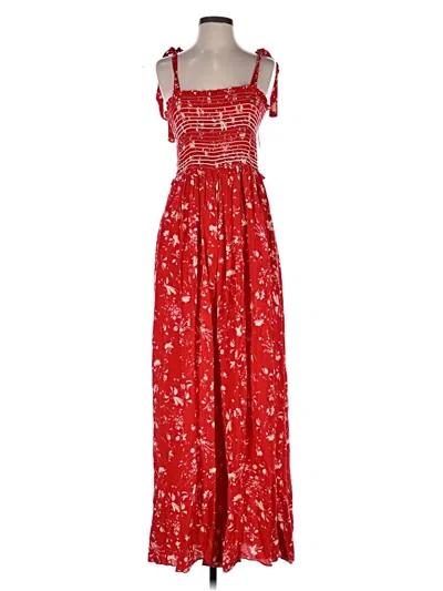 Pre-owned Free People Jumpsuit In Red
