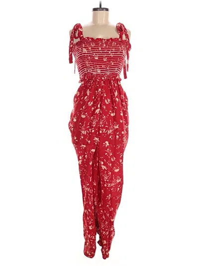 Pre-owned Free People Jumpsuit In Red
