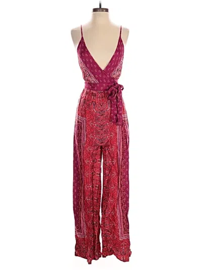 Pre-owned Free People Jumpsuit In Red