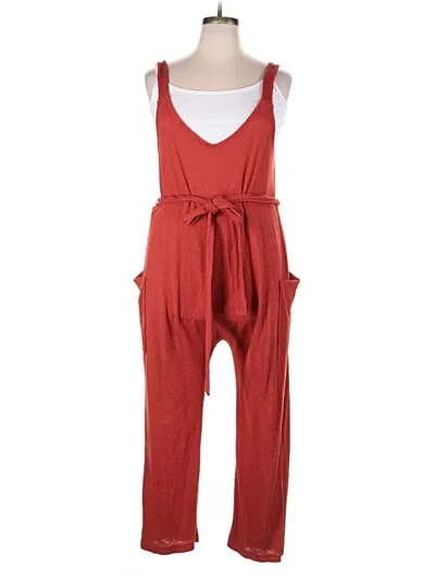 Pre-owned Free People Jumpsuit In Red