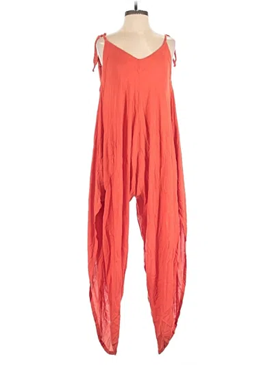 Pre-owned Free People Jumpsuit In Red