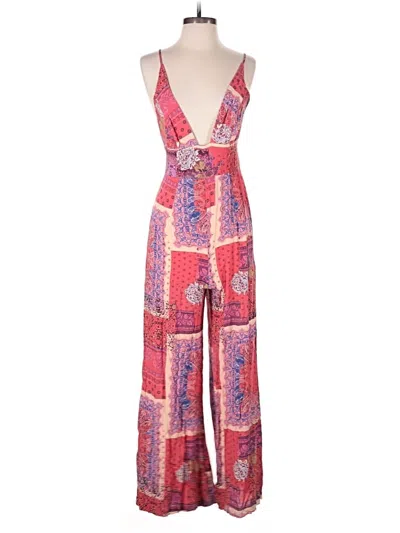 Pre-owned Free People Jumpsuit In Red