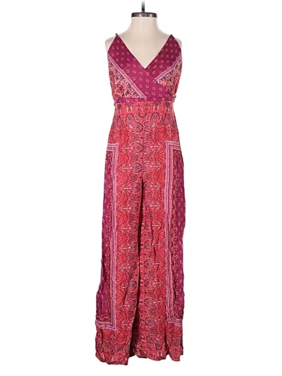 Pre-owned Free People Jumpsuit In Red