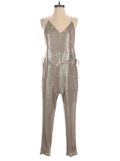 Pre-owned Free People Jumpsuit In Silver