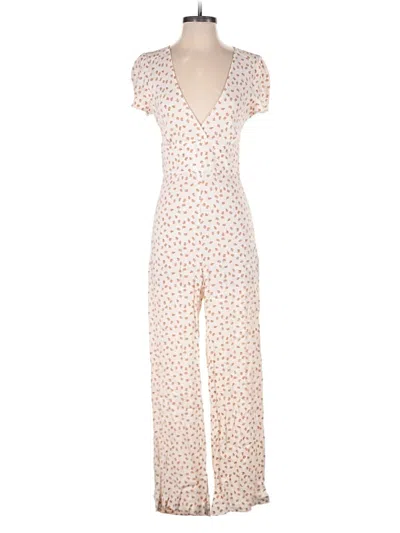 Pre-owned Free People Jumpsuit In White