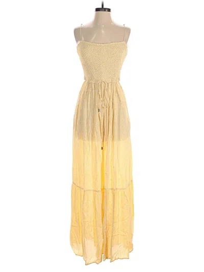 Pre-owned Free People Jumpsuit In Yellow