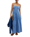 Free People Just Jill Maxi Dress In Copen In Copen