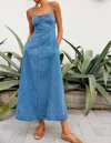 Free People Just Jill Maxi Dress In Copen In Multi