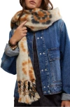 Free People Kaleidoscope Print Scarf In Ivory Multi