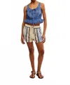 Free People Alana Lace Insert Boho Tank Top In Multi