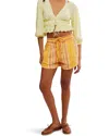 Free People Kalli Board Shorts In Yellow Combo In Yellow
