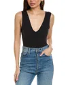 Free People Intimately Fp Keep It Sleek Bodysuit In Black