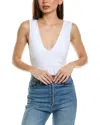 Free People Intimately Fp Keep It Sleek Bodysuit In White