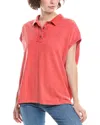Free People Keep On Polo Fiery Red In Red