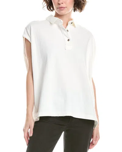 Free People Keep On Polo In White