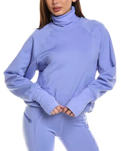 Free People Keepin Cozy Run Pullover In Blue