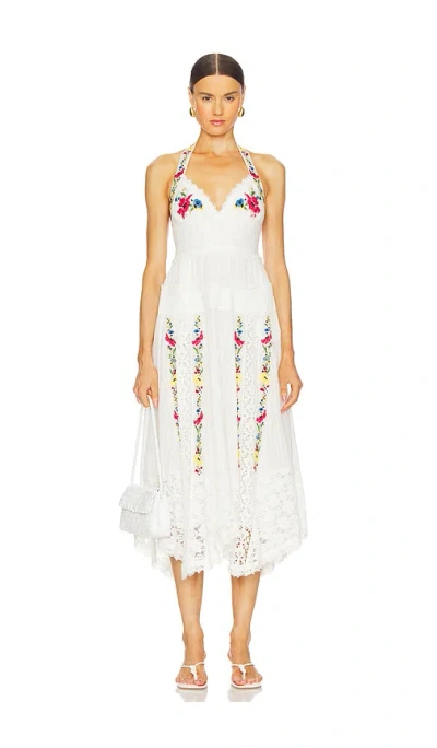 Free People Keila Midi Dress In Ivory