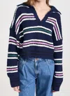 Free People Kennedy Stripe Sweater In Multi
