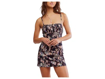 Free People Kierri Mini Dress In Midnight Combo In Multi