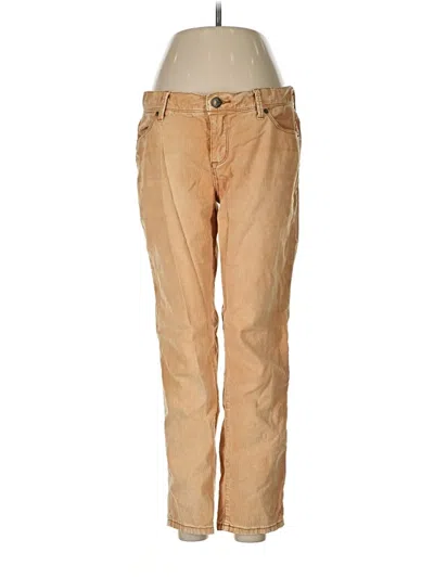 Pre-owned Free People Khaki Pant In Brown