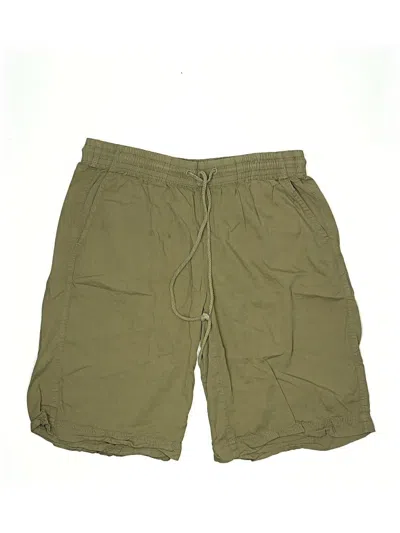 Pre-owned Free People Khaki Shorts In Green