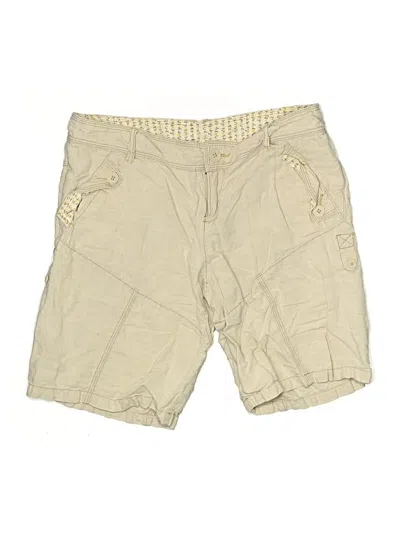 Pre-owned Free People Khaki Shorts In Tan