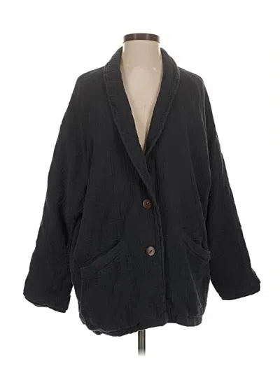 Pre-owned Free People Kimono In Black