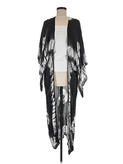 Pre-owned Free People Kimono In Black