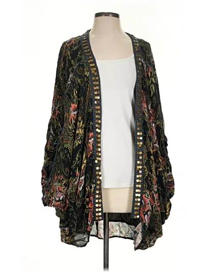 Pre-owned Free People Kimono In Black