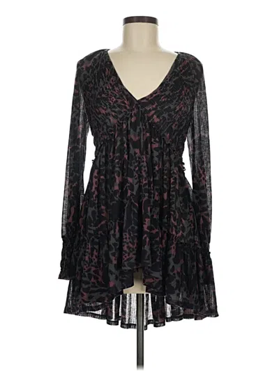 Pre-owned Free People Kimono In Black