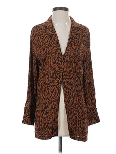 Pre-owned Free People Kimono In Brown
