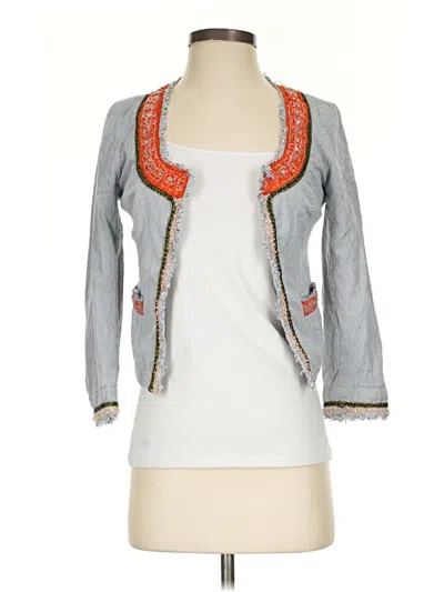 Pre-owned Free People Kimono In Gray